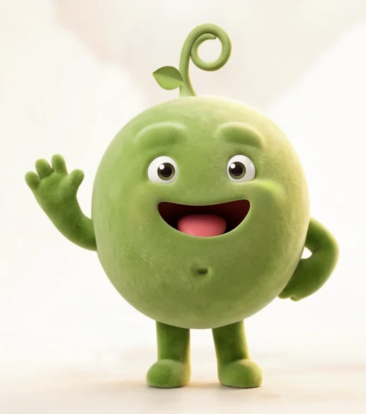 Pea waving